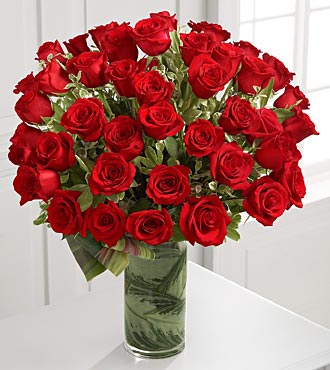 48 Red Roses Arranged