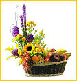 Fruit and Flowers Basket