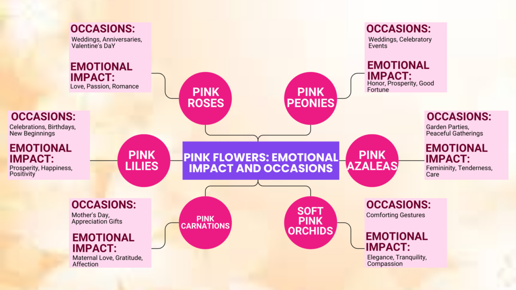 Pink flowers - emotional impact